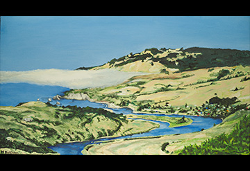 russian river painting